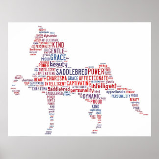 Saddlebred Poster