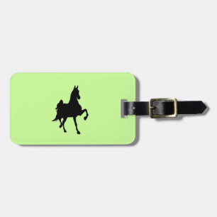 Saddlebred Silhouette Gepäckanhänger