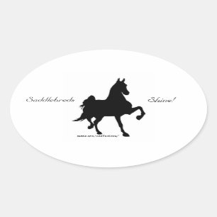 Saddlebreds Glanz! Aufkleber