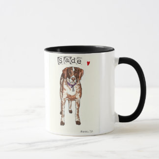 Sade auf einer Tasse