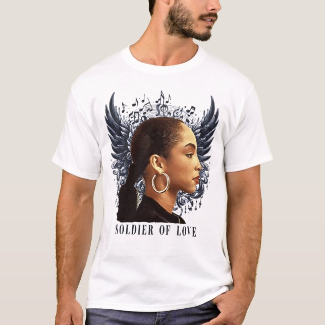 sade soldier of love music angel T-Shirt (Vorderseite)