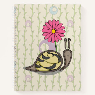 Sadie die Schnecken-Spiral-Notizbuch Notizbuch