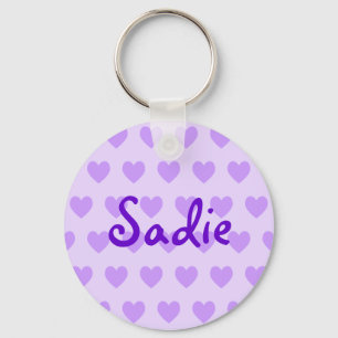 Sadie in Purple Schlüsselanhänger