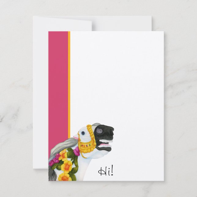 Sadie Salut ! Cartes de correspondance simples (Devant)