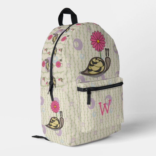 Sadie the bedruckter rucksack (Rückseitige Ecke links)