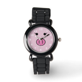 Sadie the Pink Pig ~ Niedlich Girly Kawaii Armbanduhr