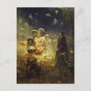 Sadko im Unterwasserreich Ilya Repin Mermaid Postkarte