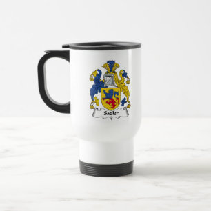 Sadler Familienwappen Reisebecher