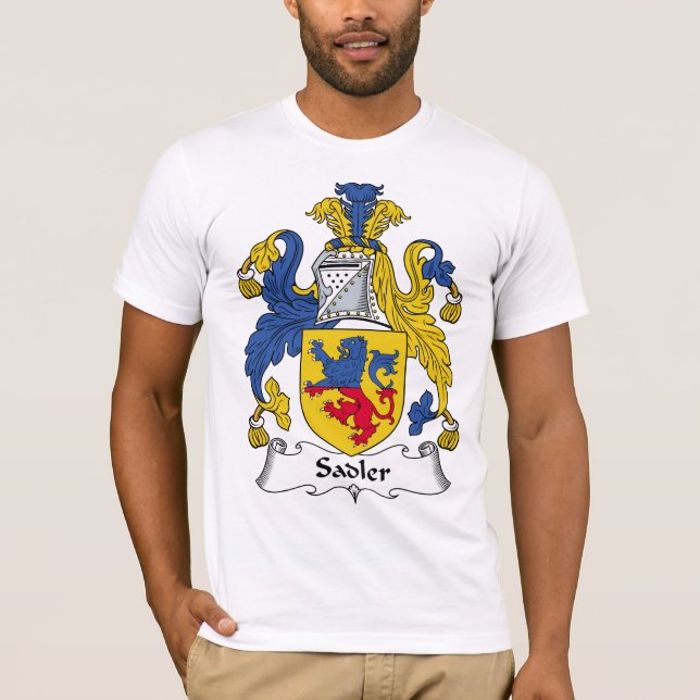 Sadler Familienwappen T-Shirt (Vorderseite)