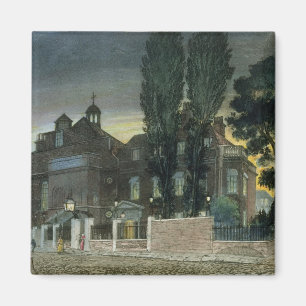 Sadlers Brunnen, 1826 (farbiger Stich) Magnet