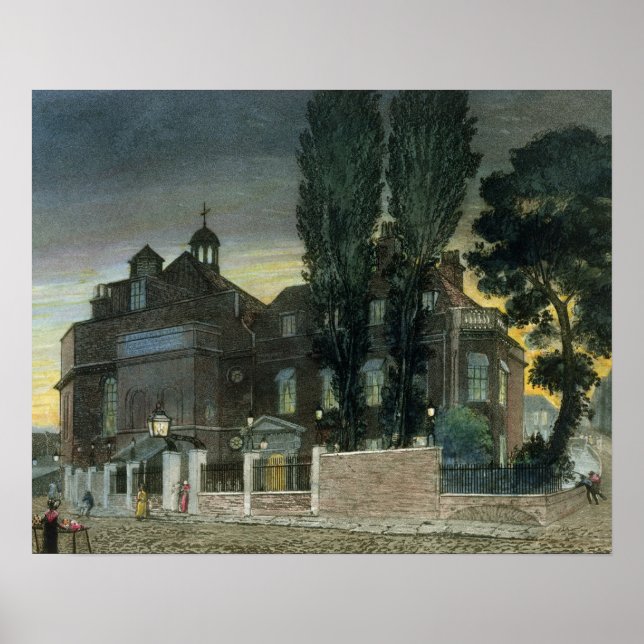 Sadler's Wells, 1826 (farbige Gravur) Poster (Vorne)