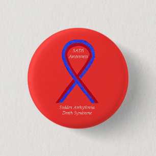 SADS Awareness Ribbon, benutzerdefinierte Button-T Button
