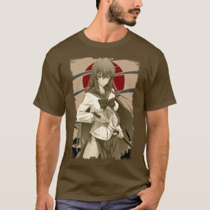 Saeko Busujima Highschool of the Dead HOTD Retro L T-Shirt