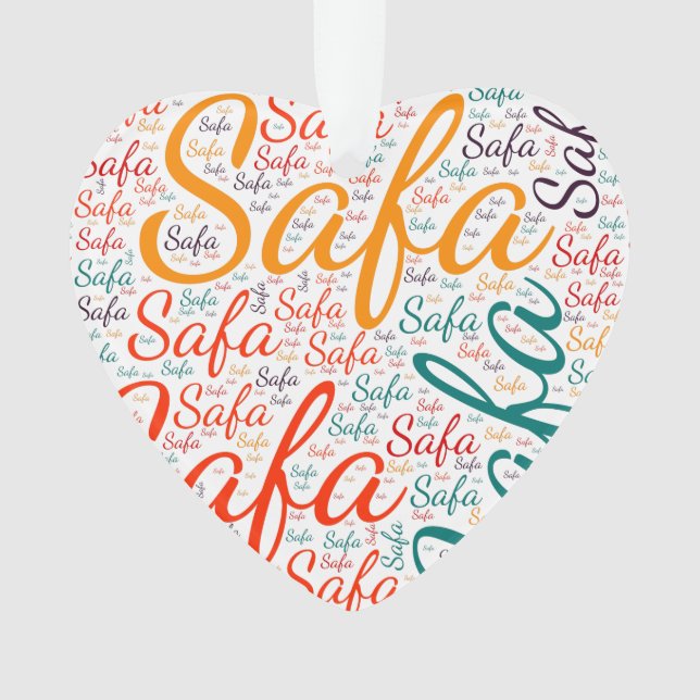 Safa Ornament (Vorderseite)