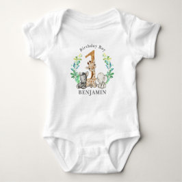 Safari 1. Geburtstag Baby Bodysuit Strampler