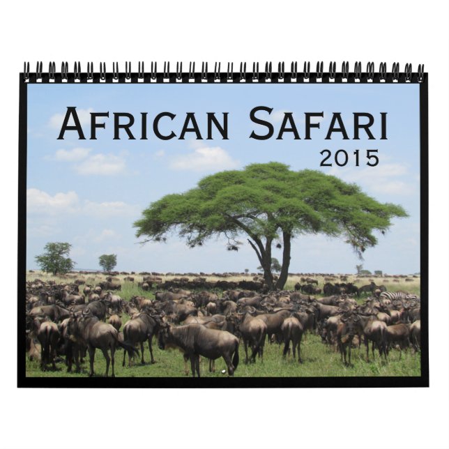 Safari 2015 kalender (Titelbild)