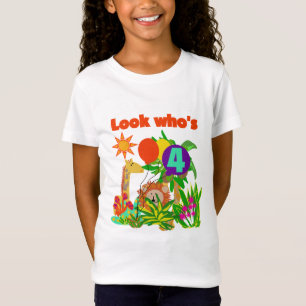 Safari 4e anniversaire Tshirts et cadeaux