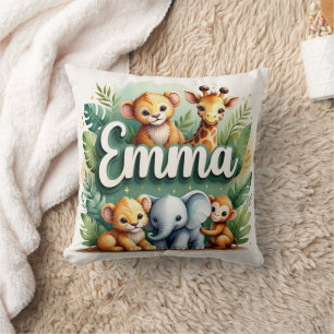 Safari Adventure Emma Throw Pillow Kissen