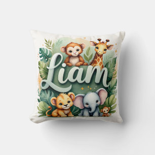 Safari Adventure Liam Throw Pillow Kissen