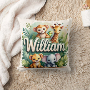 Safari Adventure William Throw Pillow Kissen