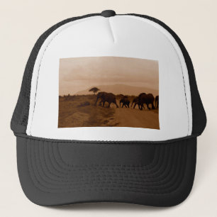 Safari Africa Niedlich Adorable Destinable Elephan Truckerkappe