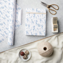 Safari Animal Dusty Blue Toile Baby Boy Dusche