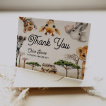 Safari Animals Baby Dusche