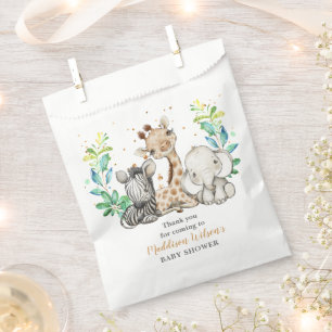 Safari Animals Baby Dusche Gefallen Beutel Geschenktütchen