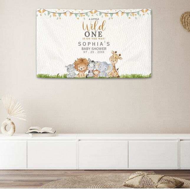 Safari Animals Baby Shower Boy Banner (Von Creator hochgeladen)