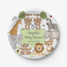 Safari Animals Baby Showroom Party Table