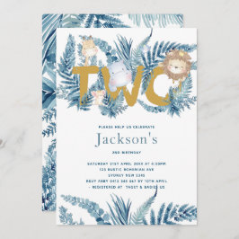 Safari Animals Einladung