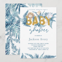 Safari Animals Exotic Baby Dusche