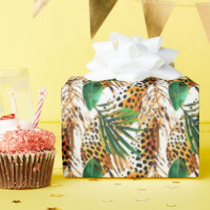 Safari Animals' Fur Print Patterns Wildlife Jungle Geschenkpapier