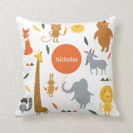 Safari Animals Pillow Kissen