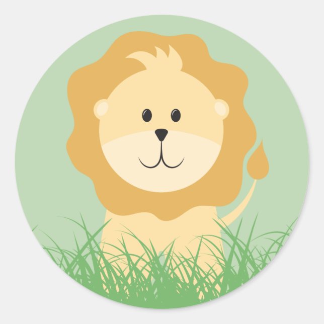 Safari Animals Sticker - Zebra (Vorderseite)