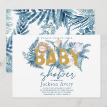 Safari Animals Tropical Baby Dusche