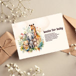 Safari Animals Wild One Baby Shower Einladung<br><div class="desc">Safari Animals Wild One Baby Shower Design! Wenn Sie gewollt haben,  den Stil,  die Farbe oder die Textplatzierung des Schriftartes zu ändern,  klicken Sie einfach auf die Schaltfläche "Weitere Einstellungen vornehmen". Wenn Sie Hilfe bei meinem Design benötigen,  zögern Sie bitte nicht,  mich zu kontaktieren!</div>