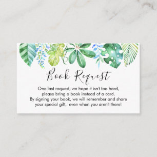 Safari Animaux Demande de réservation Carte Insert