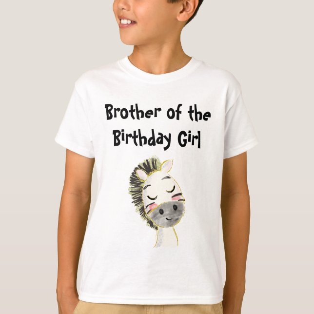 Safari Anniversaire frère T-shirt (Devant)