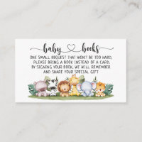 Safari Baby Dusche I Birthday Book Anfrage