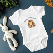 Safari Baby Lion 1-teilige Baby Bodysuit