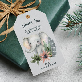 Safari Baby Shower Gastgeschenk Geschenktasten Geschenkanhänger