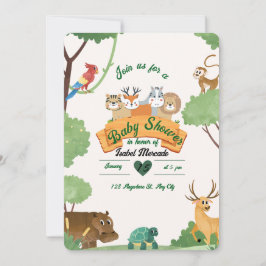Safari Baby Shower Invitation – Jungle Theme