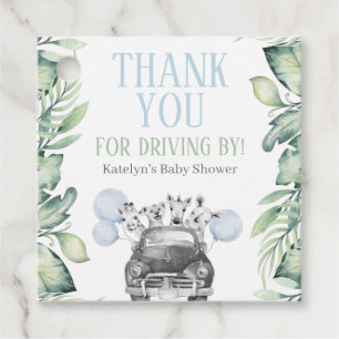 Safari Baby Shower Vielen Dank Geschenkanhänger