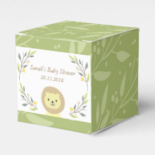 Safari-Babyparty-Bevorzugungs-Kästen Geschenkschachtel