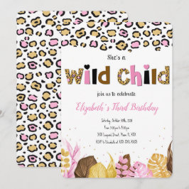 Safari Birthday Einladung