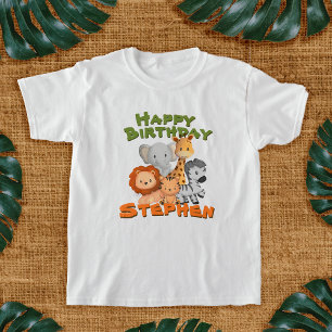 Safari Birthday Party T - Shirt