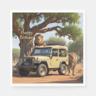 Safari Birthday Serviette