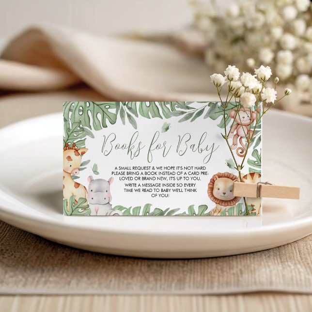 Safari Books for Baby Card Begleitkarte (Von Creator hochgeladen)