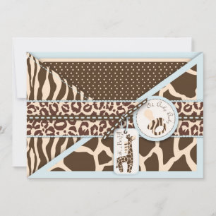 Safari Boy Card 2 Einladung